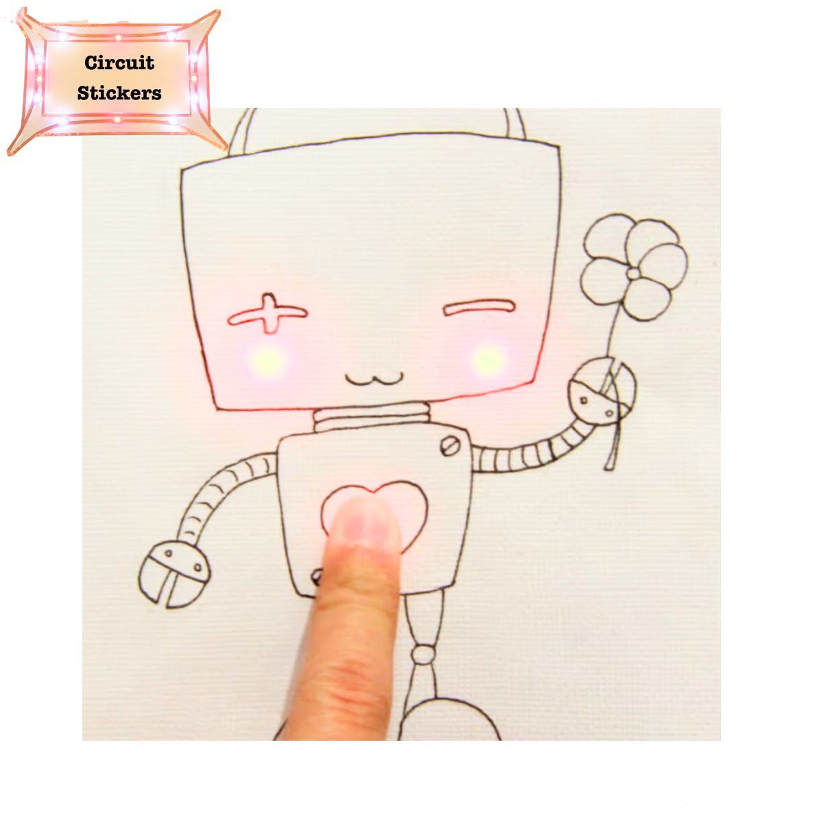 Chibitronics Mini Starter Set / Set Inicial de Luces para Tarjetas Luces We R Memory Keepers