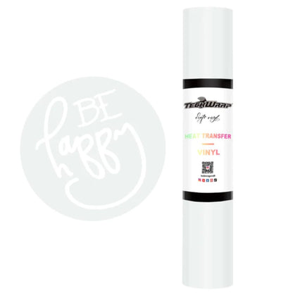 PU Heat Transfer Vinyl White / Vinil De Transferencia De Calor Blanco Viniles Teckwrap