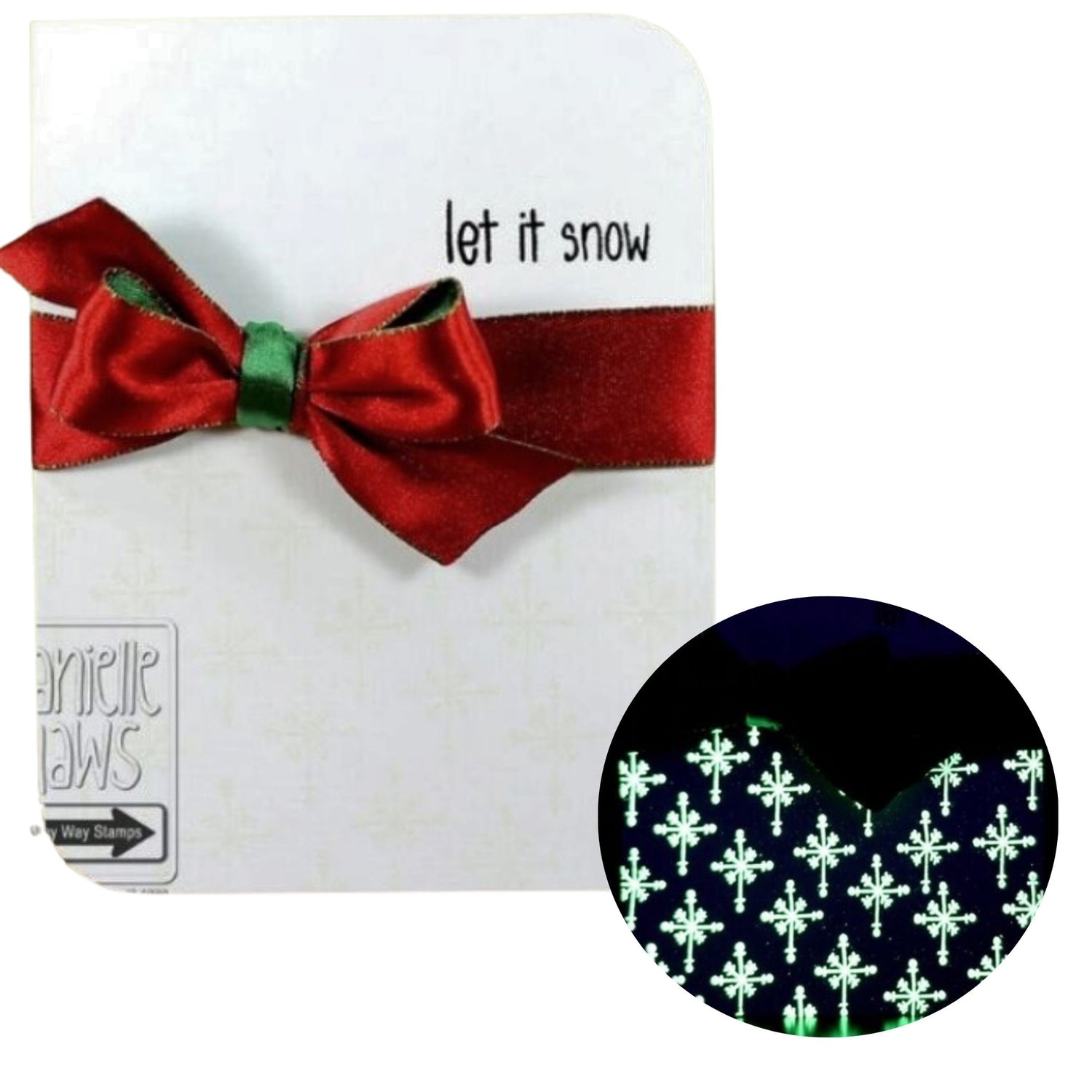 Glow-In-The-Dark Embossing Powder / Polvo de Embossing Brilla en la Obscuridad Polvos de Embossing Wow!