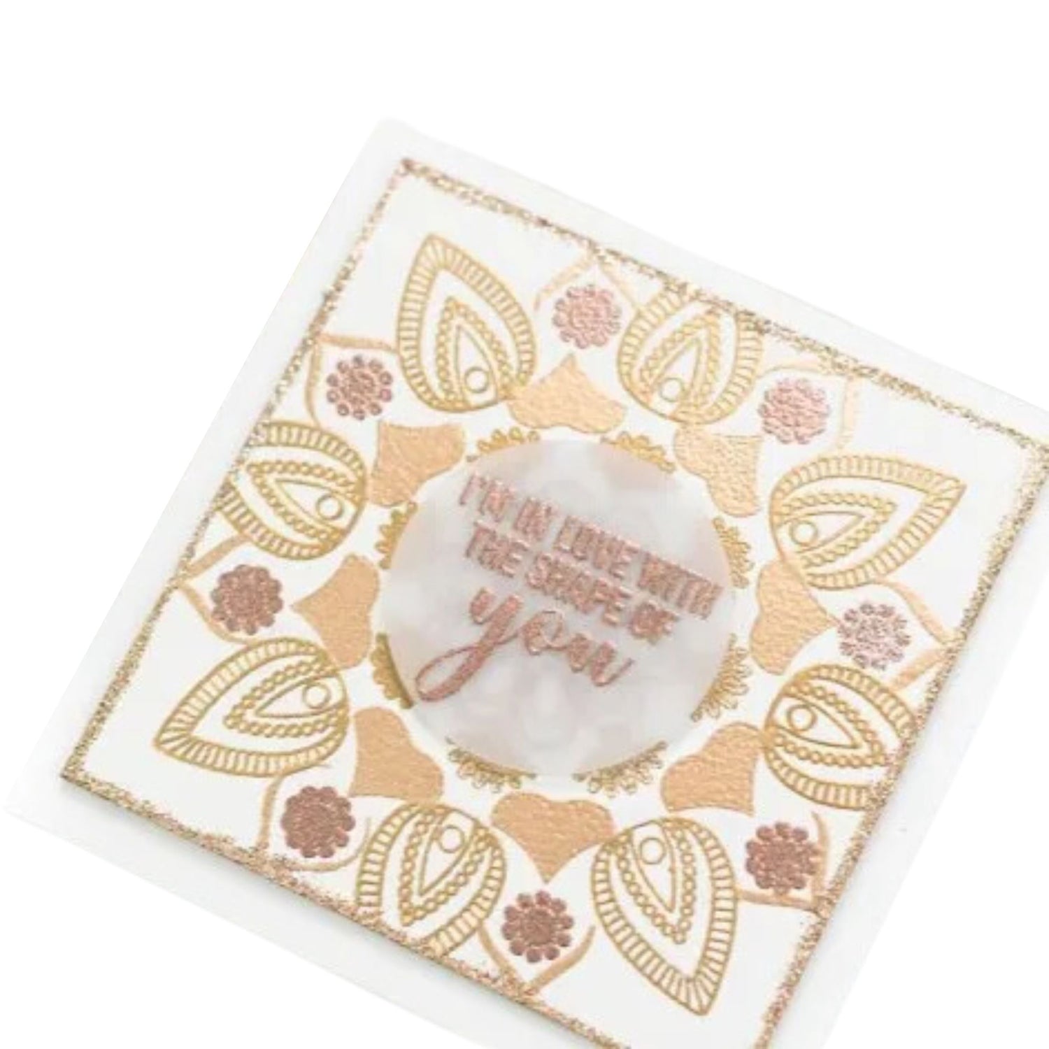 Rose Gold Embossing Powder / Polvo de Embossing Oro Rosa Polvos de Embossing Wow!