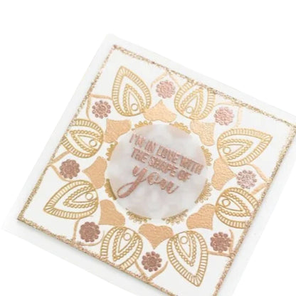 Rose Gold Embossing Powder / Polvo de Embossing Oro Rosa Polvos de Embossing Wow!