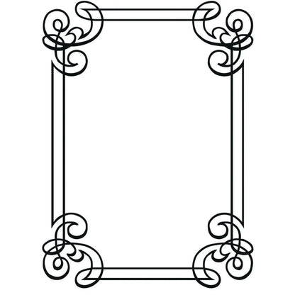 Embossing Ornate Frame  / Folder de Grabado Marco Decorado Folders de Grabado Darice