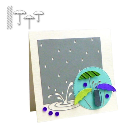 suaje de Corte de Sombrilla / Come Rain Or Shine Dados de Corte / Suajes / Troqueles Memory Box