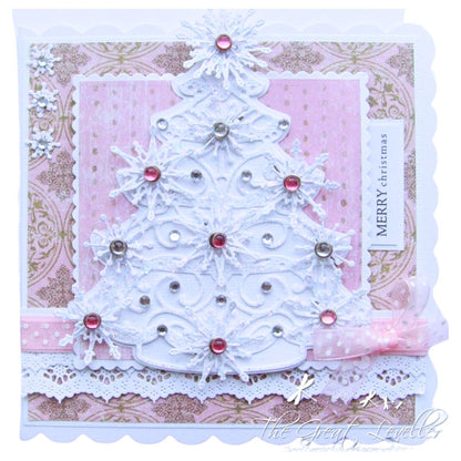 Suaje de Arbol de Navidad de Encaje / Lace Christmas Tree Dados de Corte / Suajes / Troqueles Cheery Lynn Designs