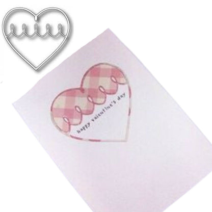 Suaje de Corazón / Cream Puff Heart Die Dados de Corte / Suajes / Troqueles Memory Box