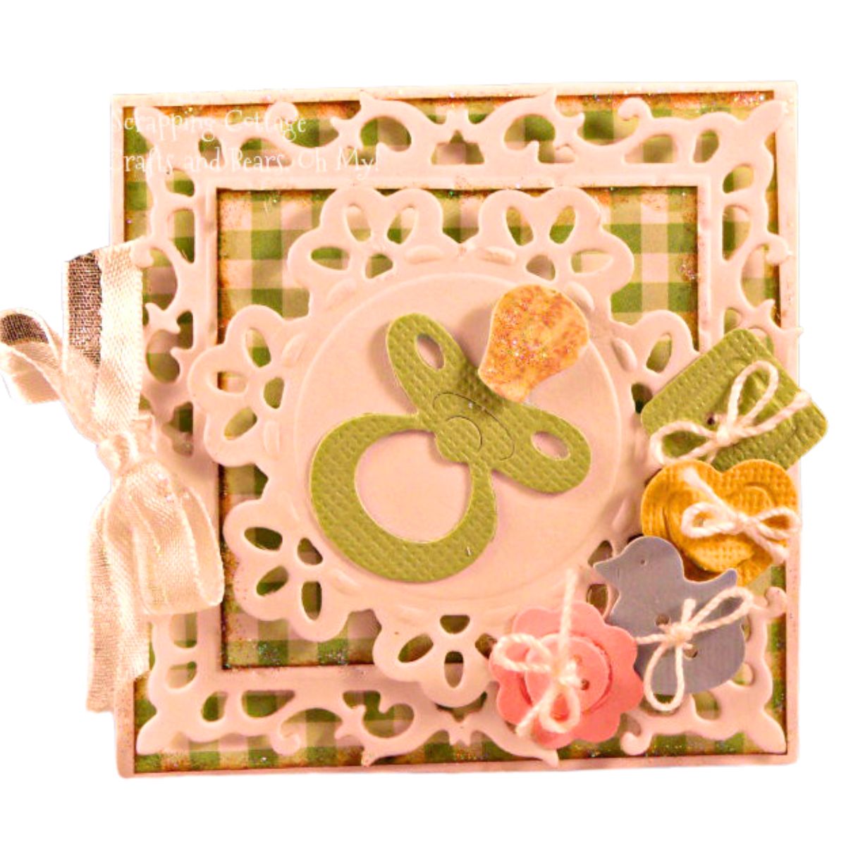 Suaje de Corte de Chupon / Pacifier Mini Dados de Corte / Suajes / Troqueles Cottage Cutz