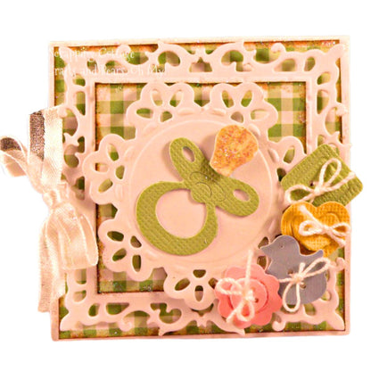 Suaje de Corte de Chupon / Pacifier Mini Dados de Corte / Suajes / Troqueles Cottage Cutz