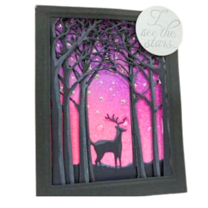 Suaje de Corte de Fondo de Arbol / Grand Forest Archway Dados de Corte / Suajes / Troqueles Memory Box