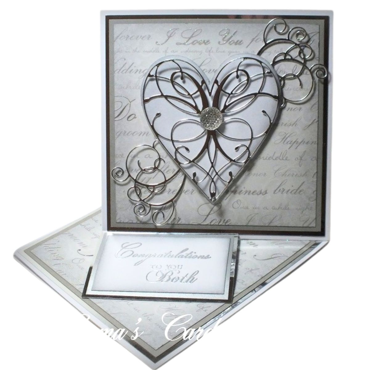 Suaje de Corte de Corazon / La Rue Heart Dados de Corte / Suajes / Troqueles Memory Box