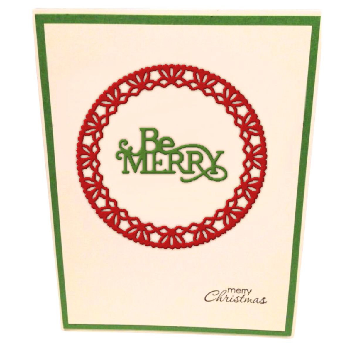 Be Merry Lace Doily Die / Suaje de Blonda Navideña Dados de Corte / Suajes / Troqueles Ultimate Crafts