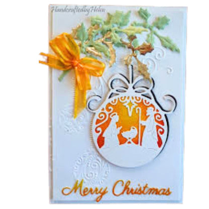 Suaje de Corte de Nacimiento / Ornament Nativity Dados de Corte / Suajes / Troqueles Cottage Cutz