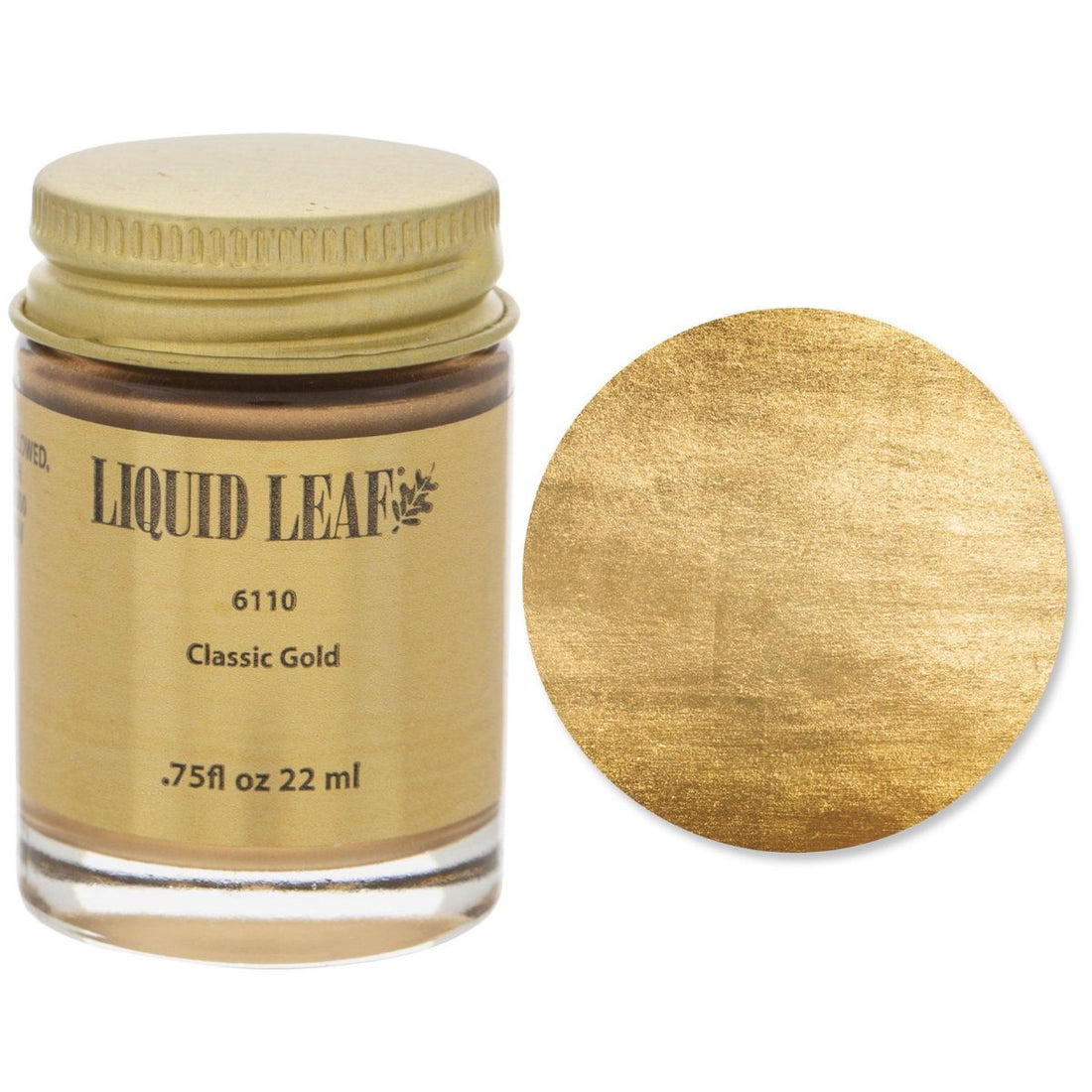 Liquid Leaf Paint Gold / Hoja de Oro LÃquido Pinturas Plaid