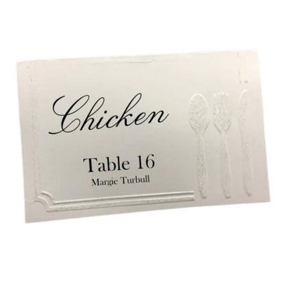 Embossing Cutlery in Corner / Folder de Grabado Marco Cubiertos Descontinuado Darice