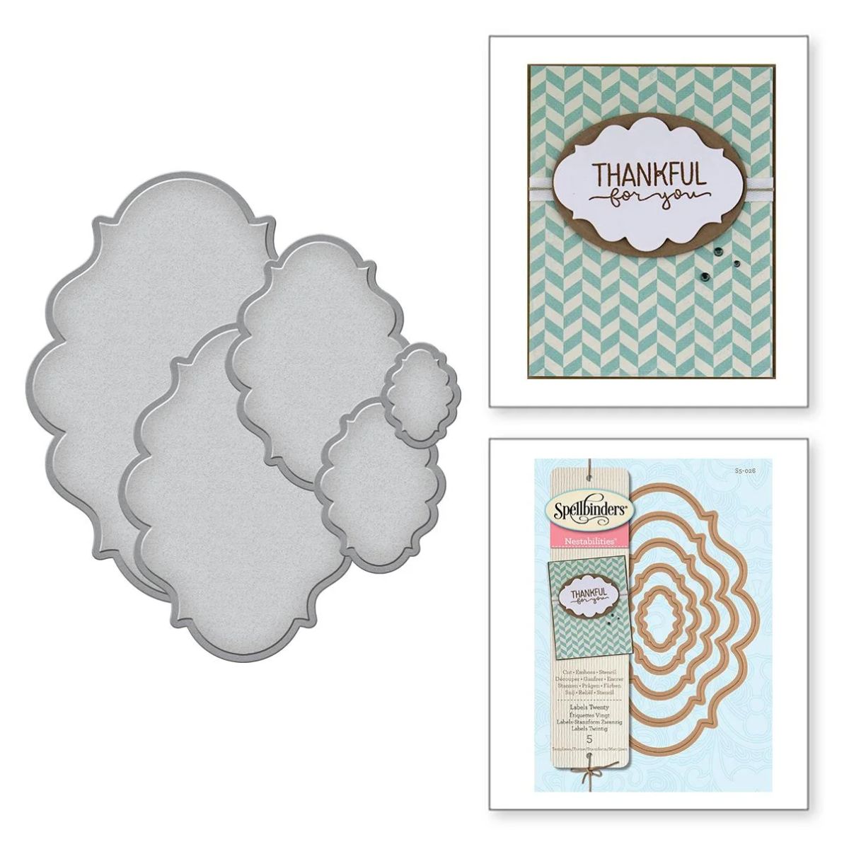 Suaje de Etiqueta Veinte / Labels Twenty Descontinuado Spellbinders