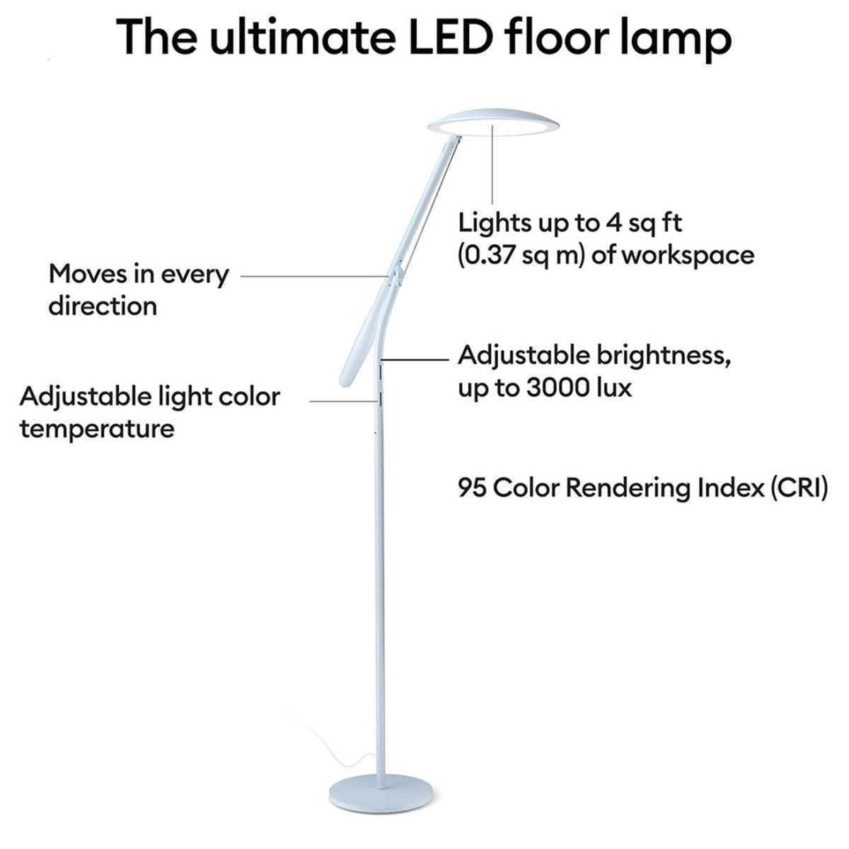 Cricut Bright™ 360, Ultimate LED Floor Lamp / Lámpara de Pie Luz Led Herramientas Cricut