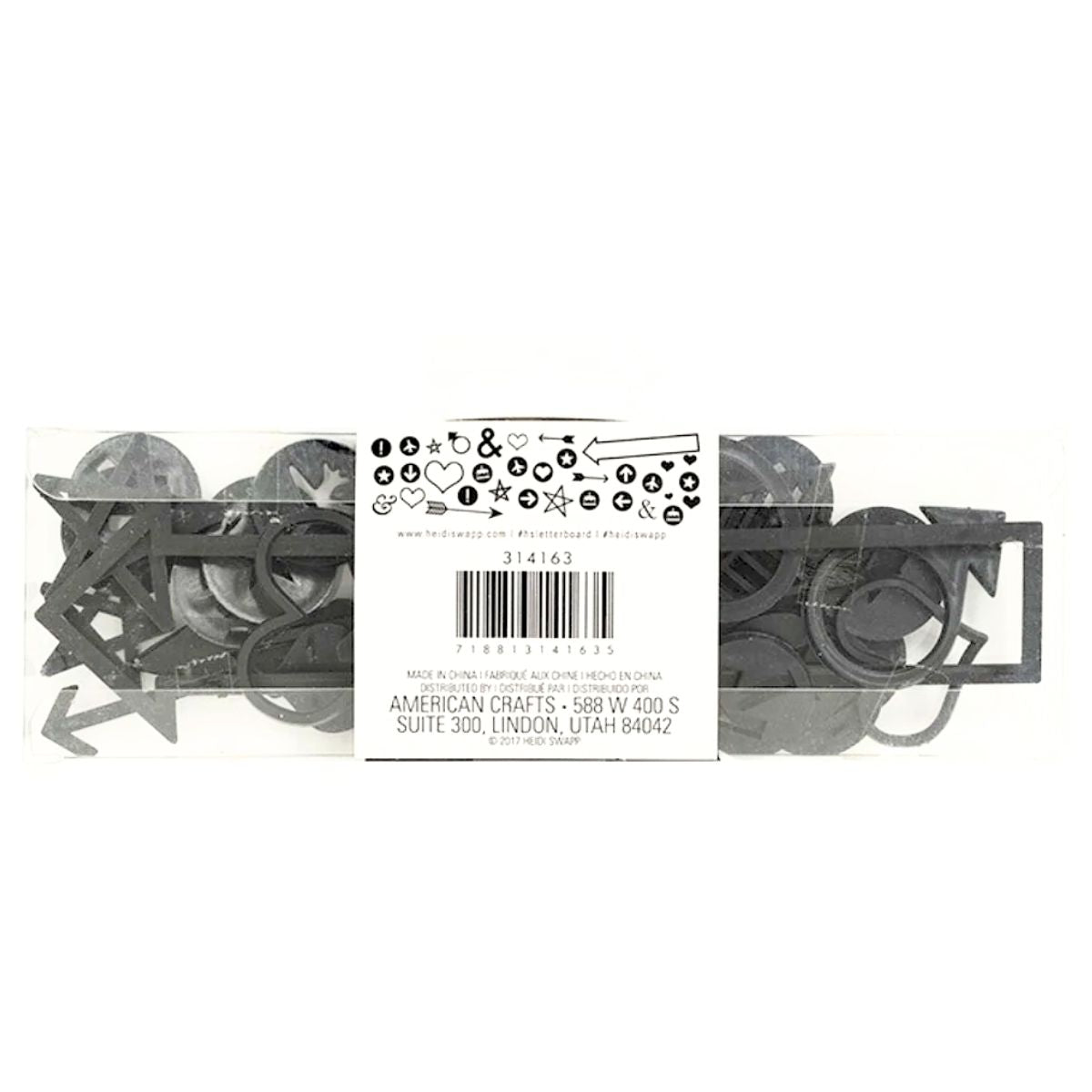 Letterboard Arrows Black / Flechas Negras Para Tablero Tableros Heidi Swapp