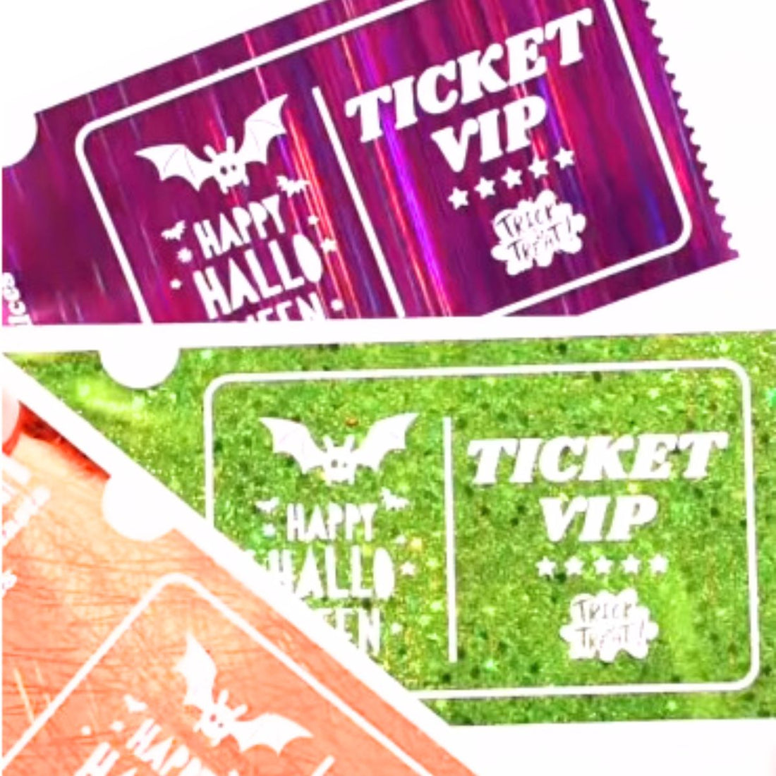 Paquete Foil Sheets Colección Halloween Foil Reactivo Angie Guerra