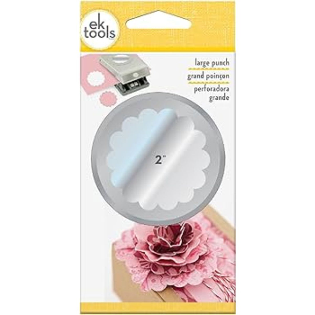 Slim Punch Scalloped Circle 2" / Perforadora de CÃrculo de Escalopa 5.1 cm Perforadoras Ek Success