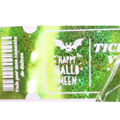 Paquete Foil Sheets Colección Halloween Foil Reactivo Angie Guerra