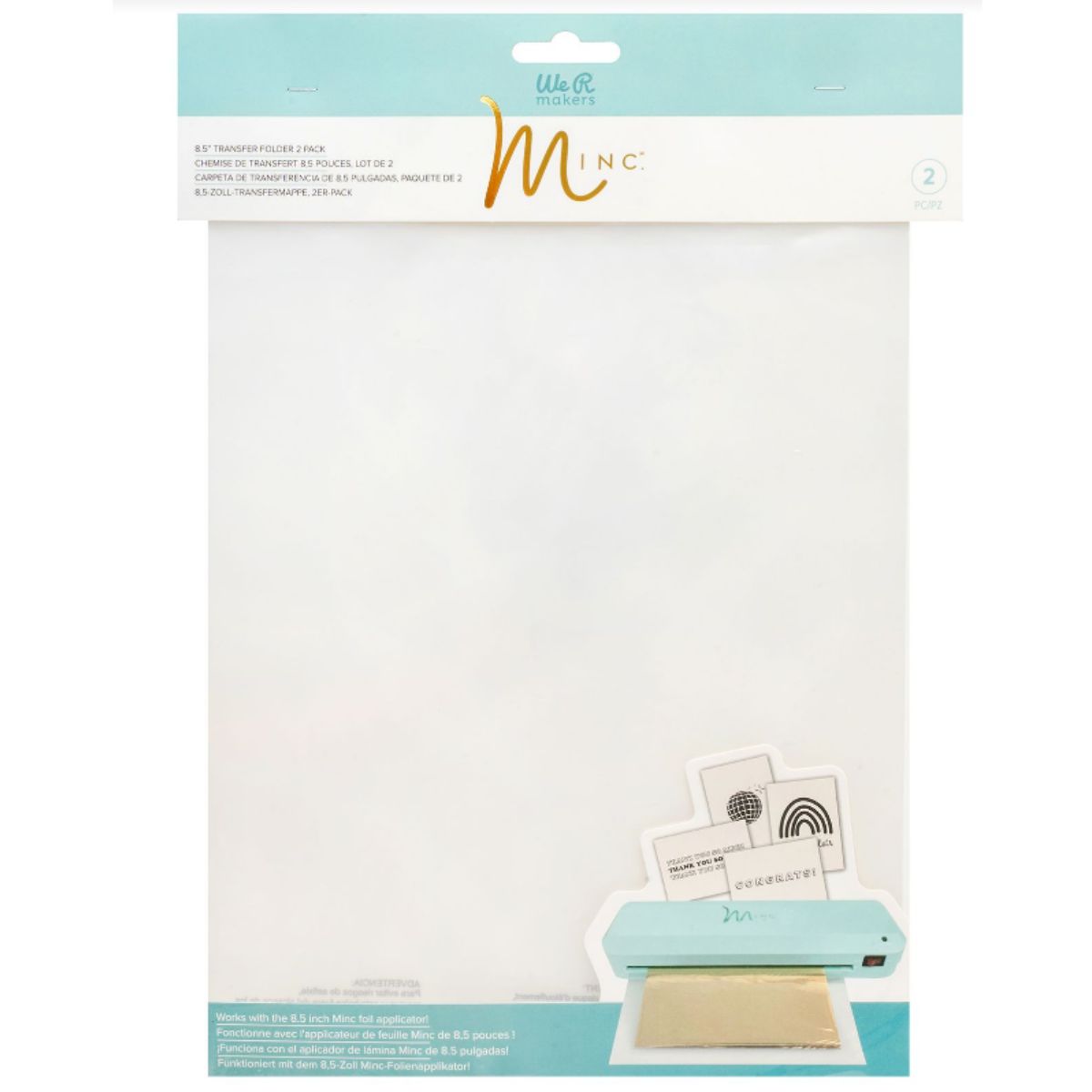 Minc Mint Transfer Folders / Carpetas de Transferencia Accesorios para Suajadoras We R Makers