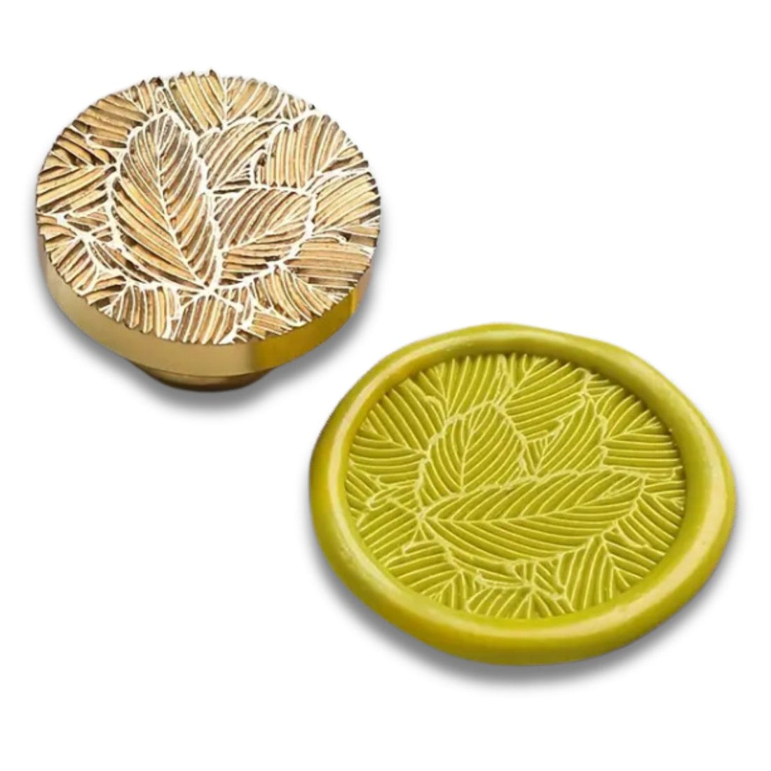 Sello de Metal para Lacre Hojas Sellos Hobbees