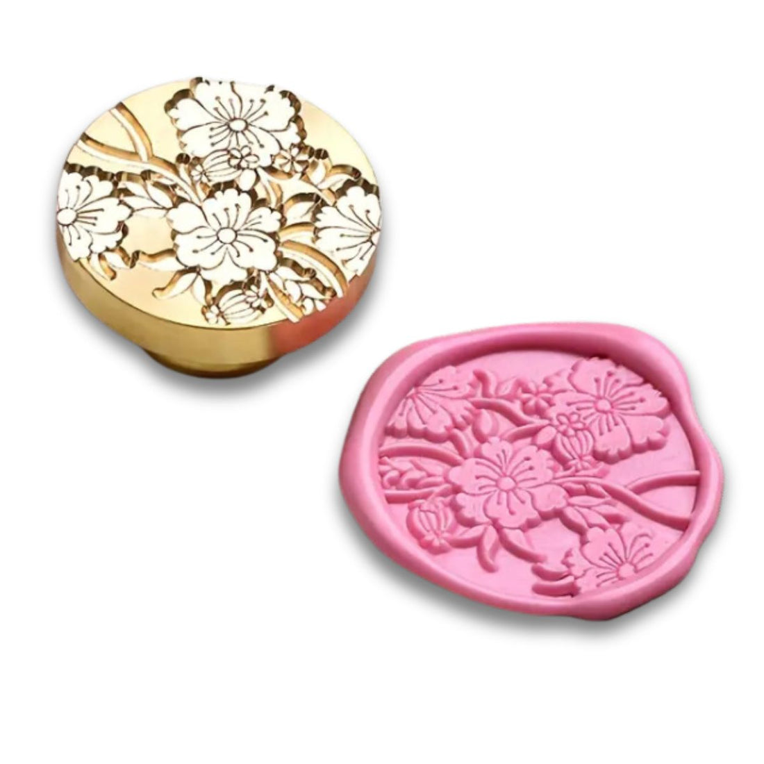 Sello de Metal para Lacre Cherry Blossom Sellos Hobbees
