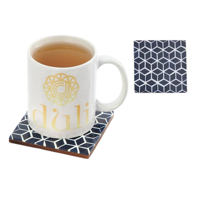 MDF Coaster Square 4&quot; / Portavasos Personalizable Decoupage Little Birdie