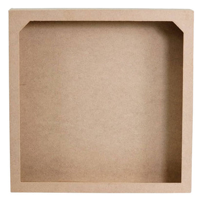 MDF Shadow Box / Marco Tipo Caja de MDF Decoupage Little Birdie