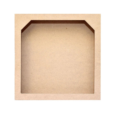 MDF Shadow Box / Marco Tipo Caja de MDF Decoupage Little Birdie