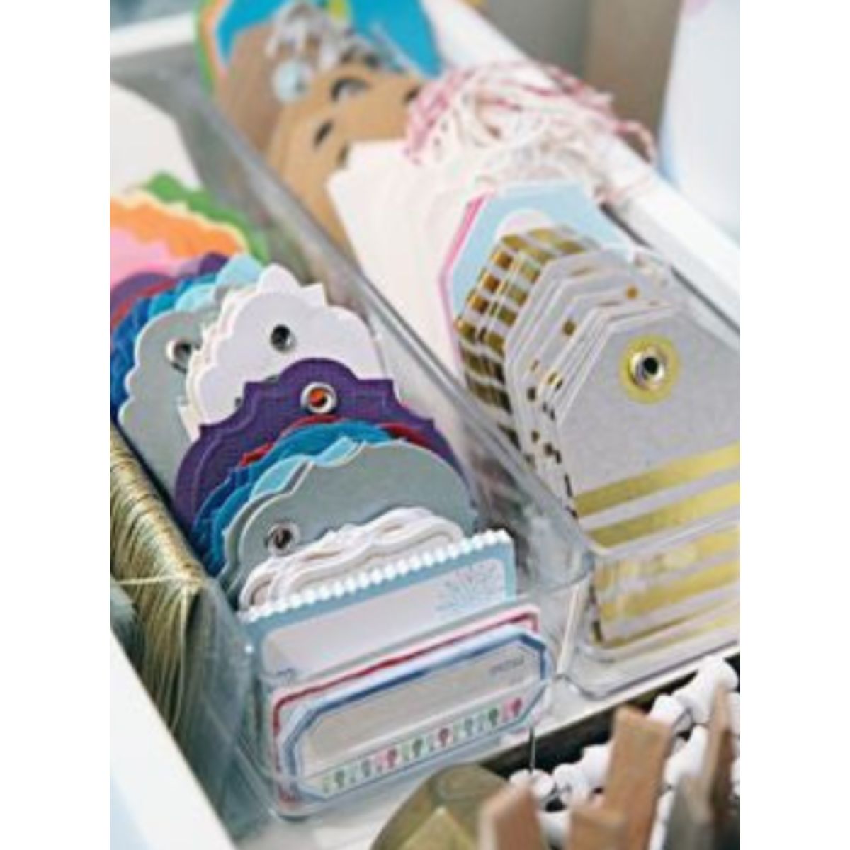 Standard Eyelets Blue / Ojillos Estándar Azules Adornos / Embellishments We R Memory Keepers