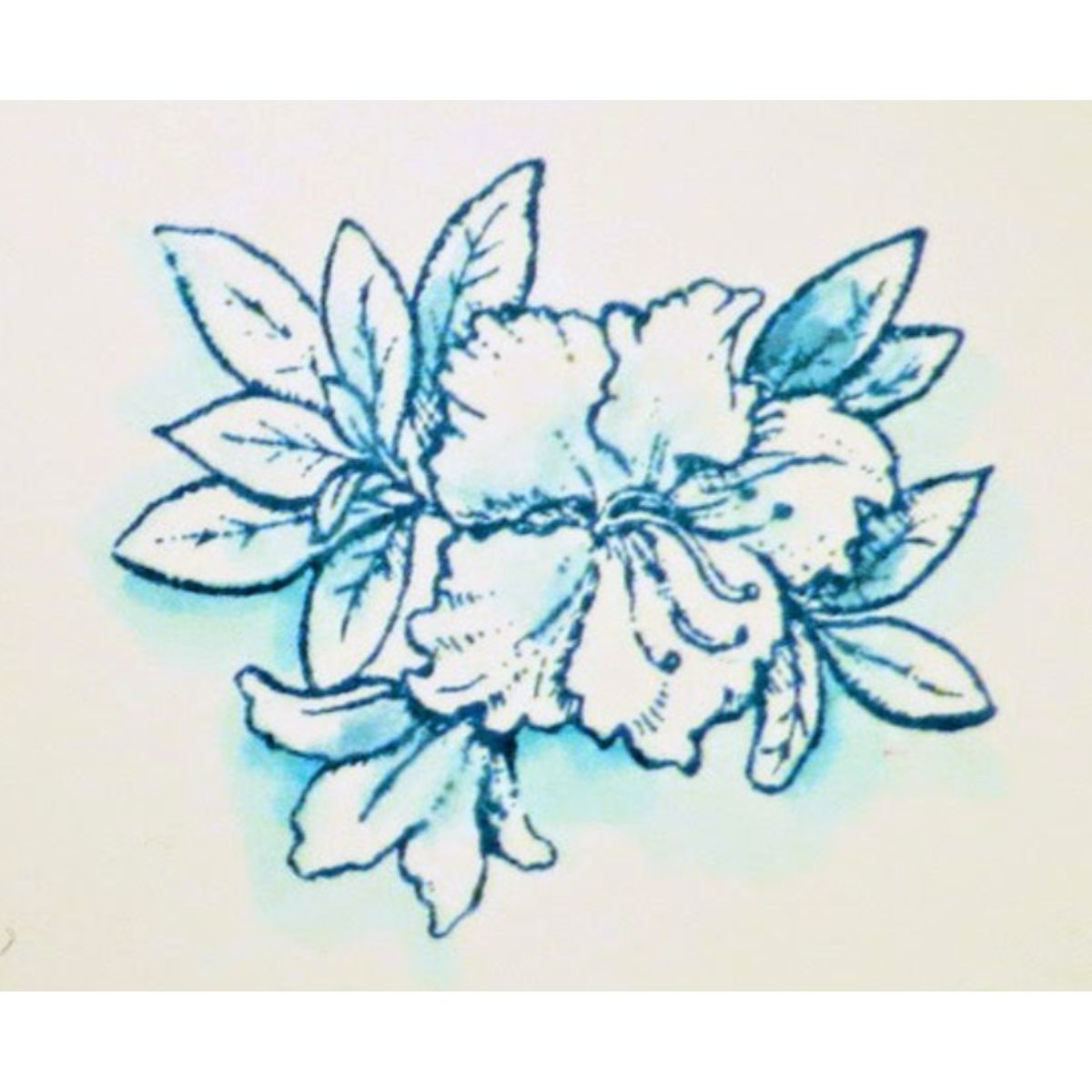 Teal Zeal Memento / Cojín de Tinta para Sellos Azul Quemado Tintas TSUKINEKO