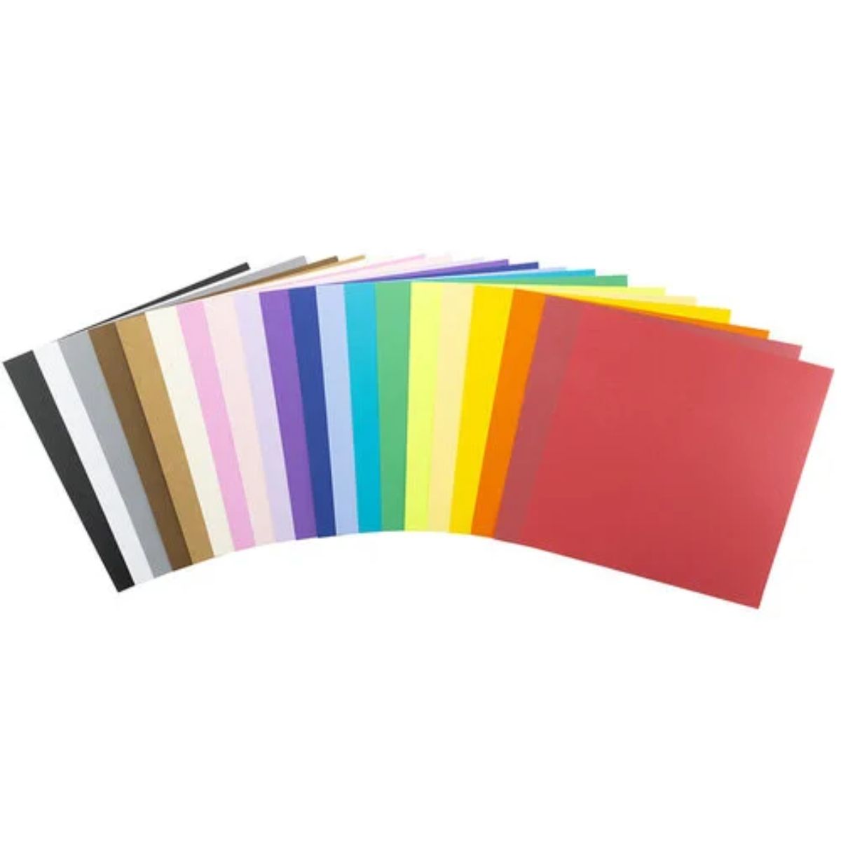 Kaleidoscope Cardstock 12&quot; / 100 Hojas Cartulina Premium 20 Colores 176gm Papel Harmony Paper