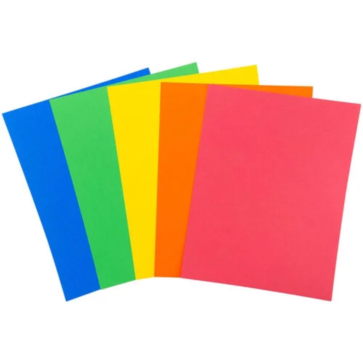 Primary Cardstock 8.5&quot; / 100 Hojas Cartulina Premium Colores Primarios T. Carta Papel Harmony Paper