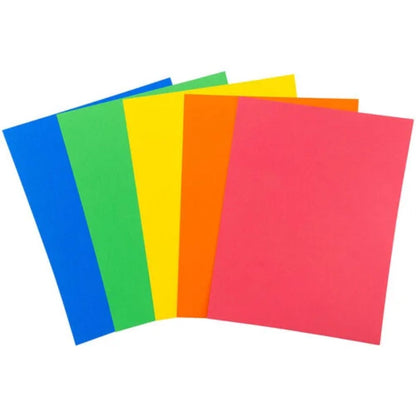 Primary Cardstock 8.5&quot; / 100 Hojas Cartulina Premium Colores Primarios T. Carta Papel Harmony Paper