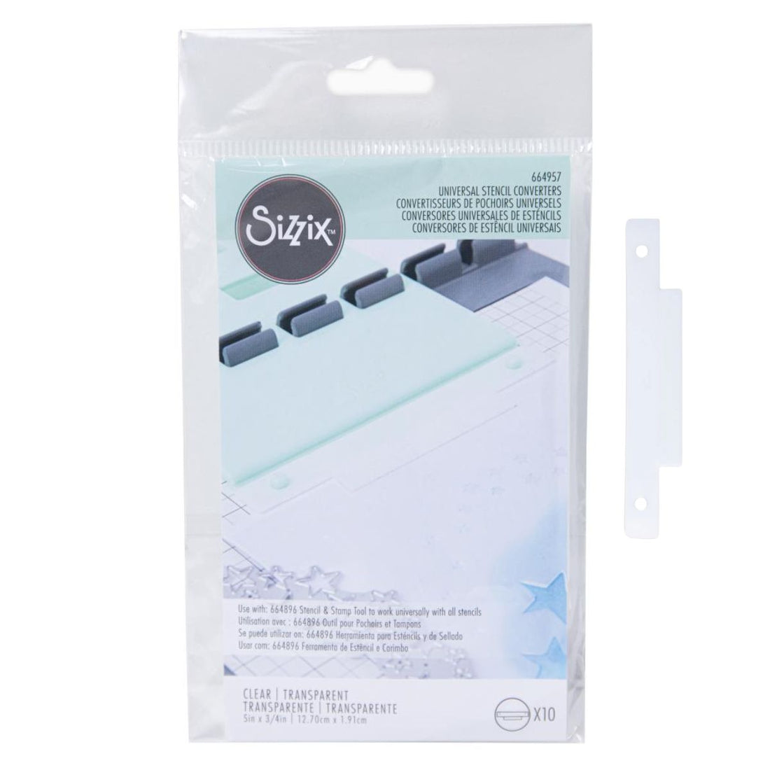 Universal Stencil Converters /10 Convertidores Universales para Plantillas Herramientas Sizzix