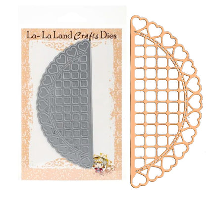 Suaje de corte Ventana con corazones / Open hearts doily die Dados de Corte / Suajes / Troqueles La-La Land Crafts