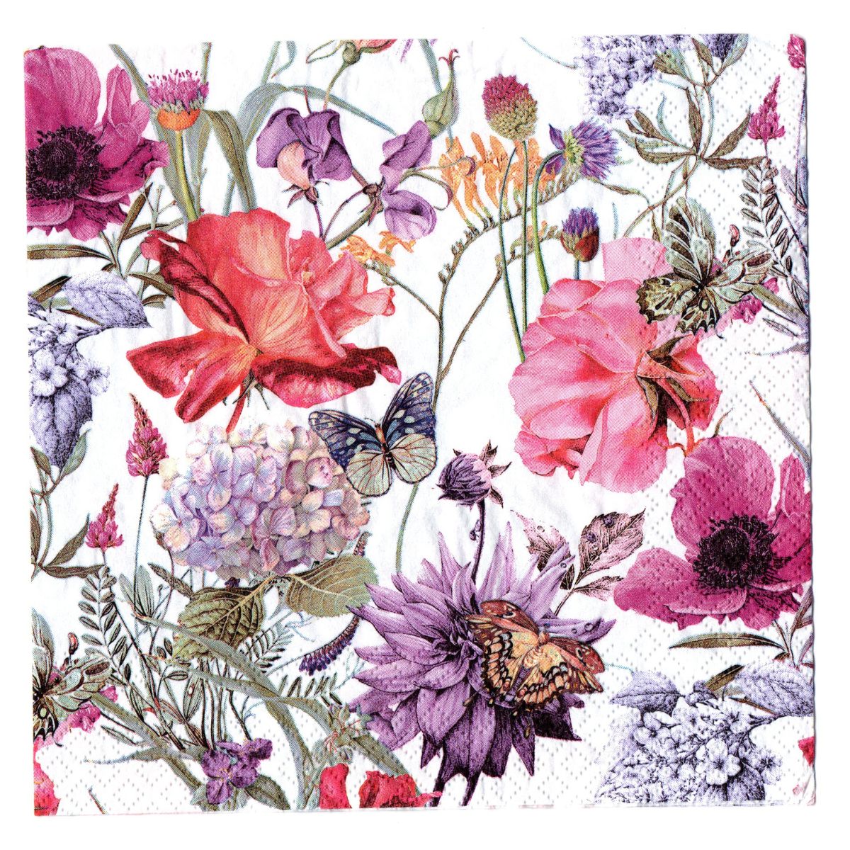 Servilleta de Papel Floral Poem 