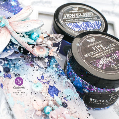 Finnabair Art Ingredients Fine Metallic Flakes / Hojuelas de Brillo New York Adornos / Embellishments Prima Marketing