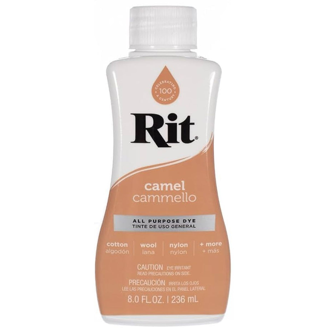 Rit Dye Liquid Camel / LÃquido para Teñir Camello Pintura para Tela Rit