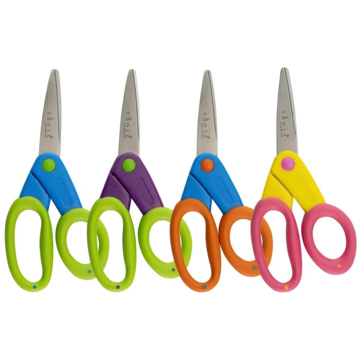Tonic Kushgrip Kids Pointed Tip Scissors 5&quot; / Tijeras de Punta para Niños Tijeras / Cutters Tonic Studios