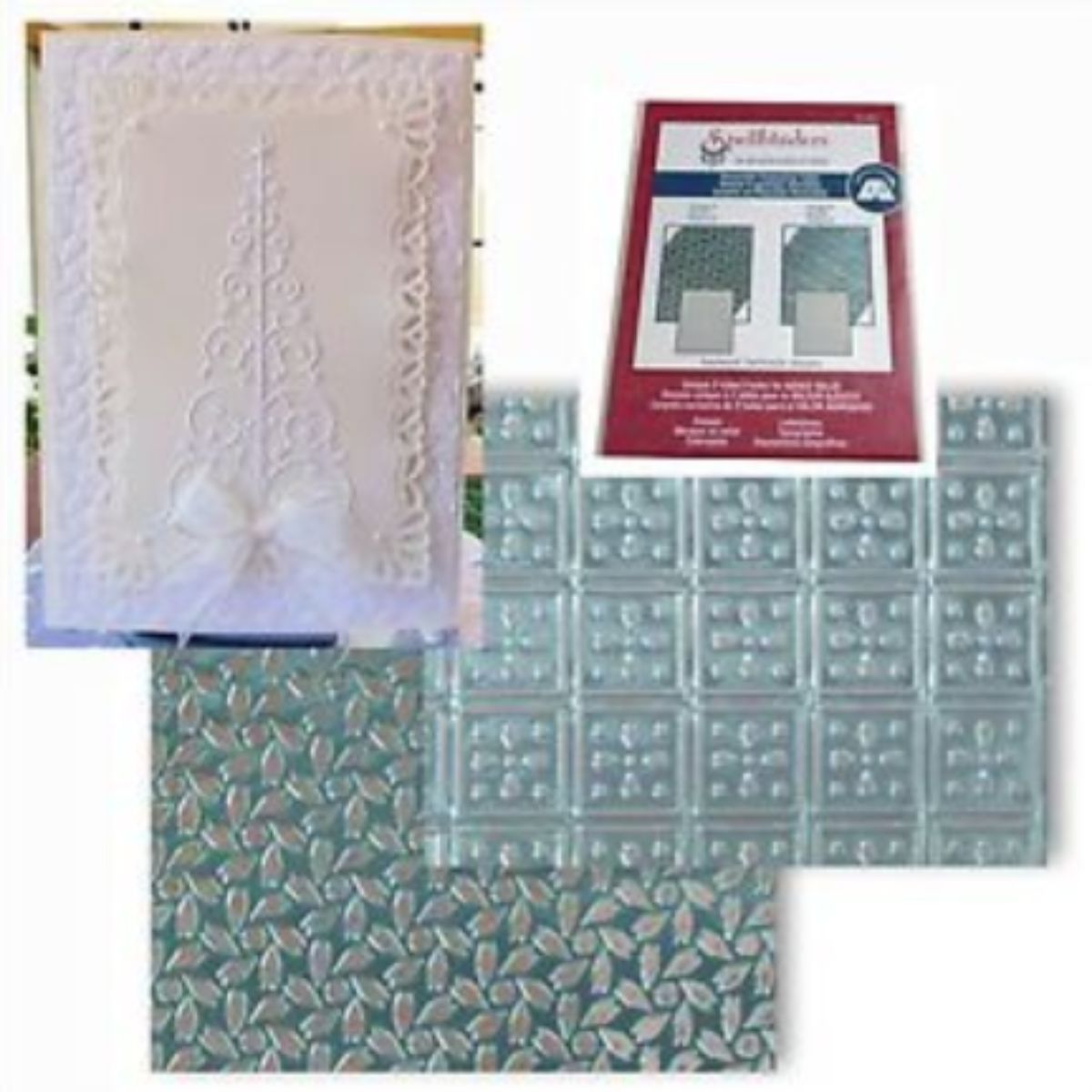 M-Bossabilities Collection Patchwork / Carpeta con Repujado Reversible Folders de Grabado Spellbinders