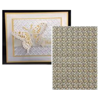M-Bossabilities Collection Patchwork / Carpeta con Repujado Reversible Folders de Grabado Spellbinders