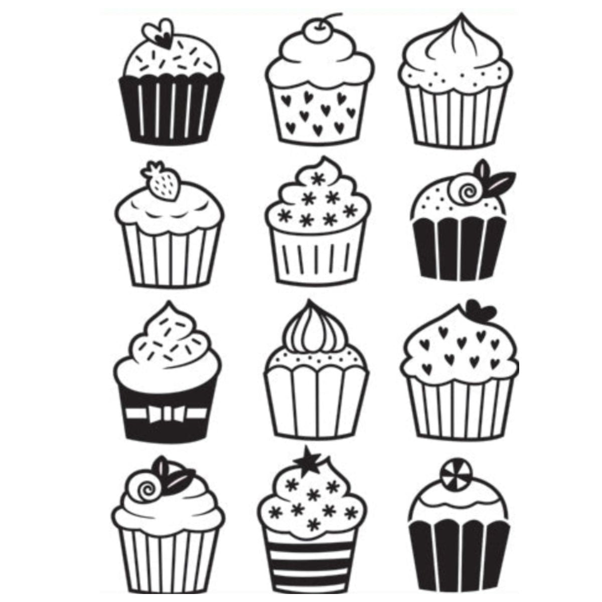 Embossing Folder Cupcake / Folder de Grabado Cupcake Descontinuado Darice