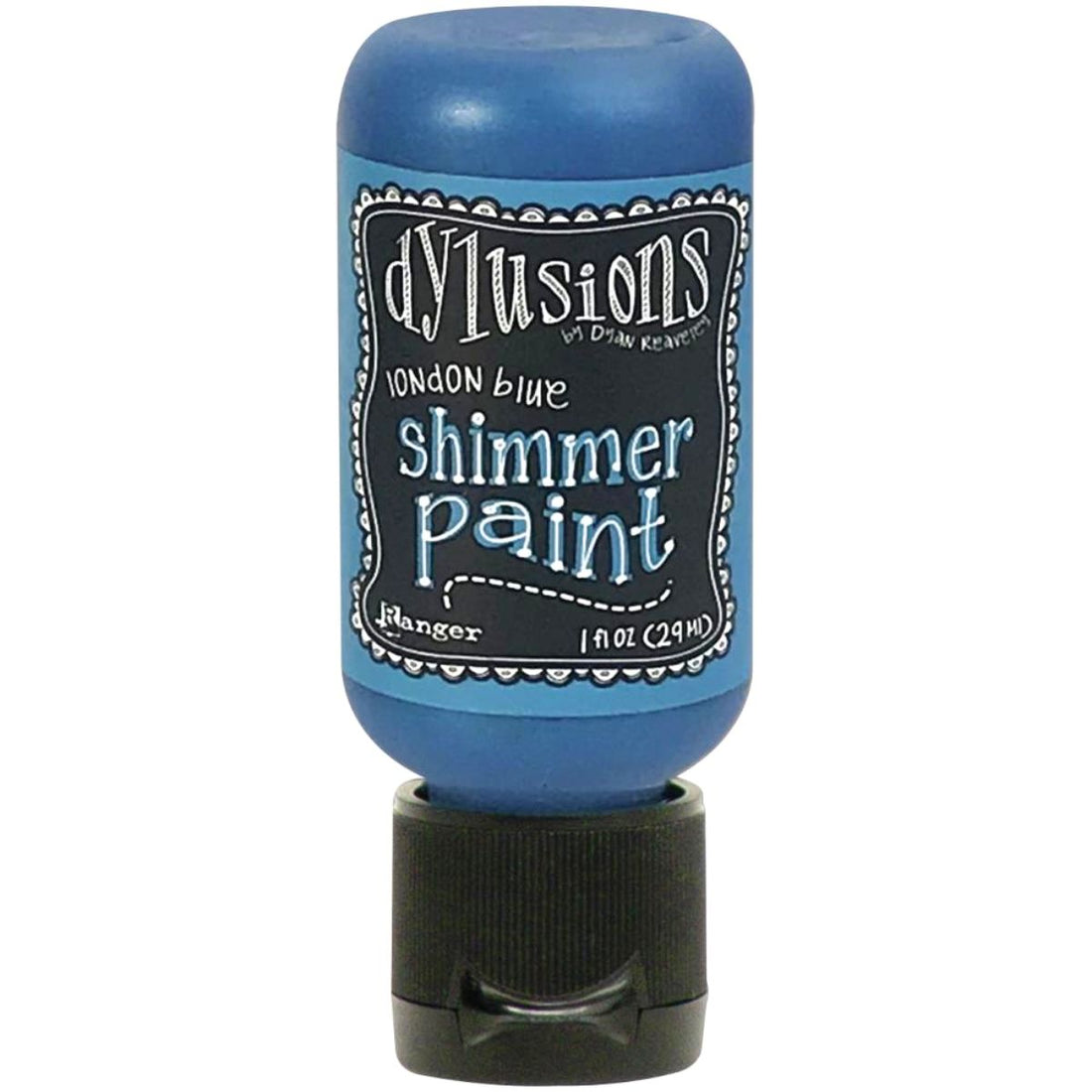 Dylusions London Blue Shimmer Paint / Pintura AcrÃlica Metálica Color Azul Pintura Ranger