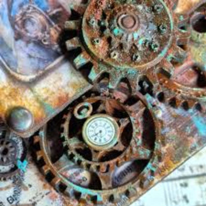 Rust Vintage Patina / Pátina Óxido Antigüo Medios Mixtos y Pastas Texturizadoras Stamperia