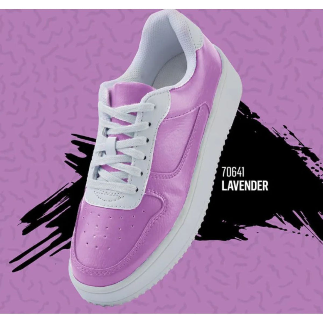 Kicks Studio Shoe Acrylic Paint Lavender / Pintura AcrÃlica para Cuero, Vinil y Tela Acrìlicos Plaid