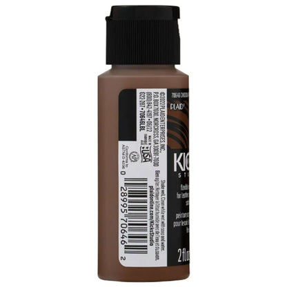 Kicks Studio Shoe Acrylic Paint Chocolate Bar / Pintura Acrílica para Cuero, Vinil y Tela Acrìlicos Plaid