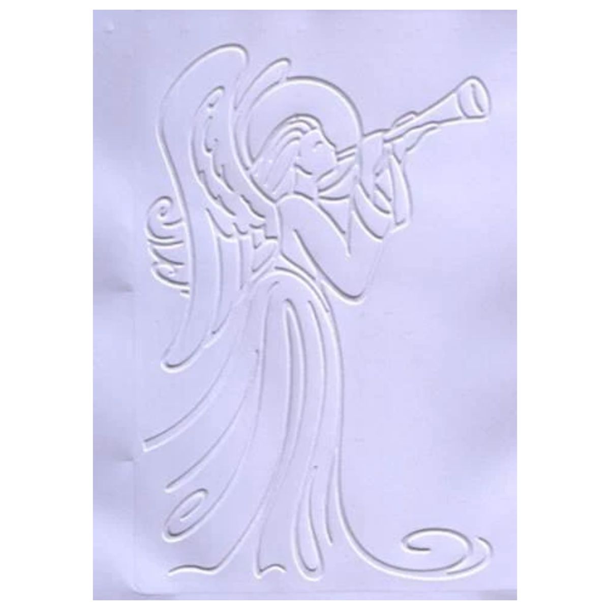 Embossing Folder Angel with Instrument / Folder de Grabado Angel Musical Folders de Grabado Darice