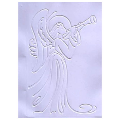 Embossing Folder Angel with Instrument / Folder de Grabado Angel Musical Folders de Grabado Darice