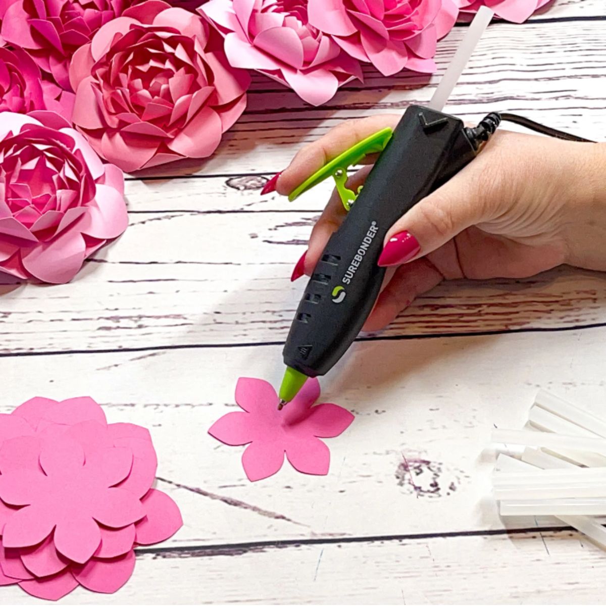 Mini 10 Watt Glue Pen / Pistola de Silicón Tipo Bolígrafo Adhesivos / Pegamentos SureBonder